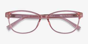 Clear Nude Juniper -  Plastic Eyeglasses