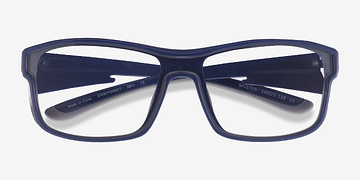 Navy Gray Molten -  Plastic Eyeglasses