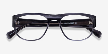 Blue Striped Greg -  Acetate Eyeglasses
