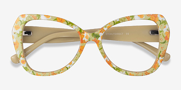 Yellow Floral Superbloom -  Acetate Eyeglasses