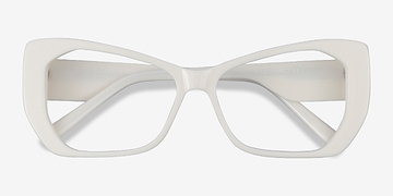 White Deduce -  Acetate Eyeglasses