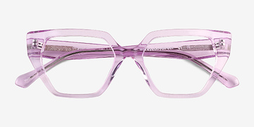Crsytal Light Purple Dionne -  Acetate Eyeglasses