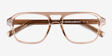 Crystal Light Brown  Conifer -  Plastic Eyeglasses