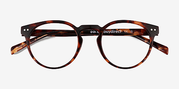Shiny Tortoise Oak -  Plastic Eyeglasses