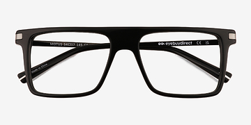 Shiny Black Motus -  Metal Eyeglasses