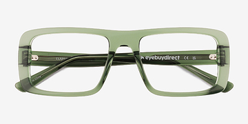 Clear Green Elapso -  Acetate Eyeglasses