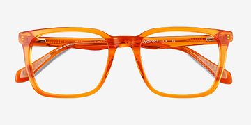 Crystal Orange Ambition -  Acetate Eyeglasses