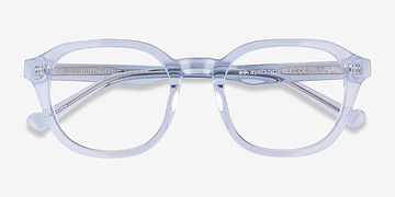 Clear Blue Justin -  Acetate Eyeglasses