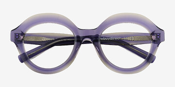 Clear Purple Magritte -  Eco Friendly Eyeglasses