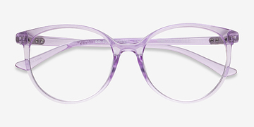 Clear Purple Moonglow -  Plastic Eyeglasses