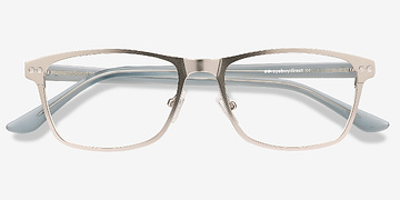 Silver Comity -  Acetate, Metal Eyeglasses