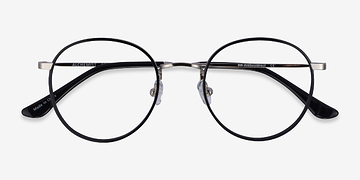 Black Alchemist -  Vintage Acetate, Metal Eyeglasses
