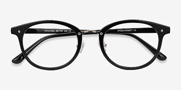 Black Golden Fetching -  Metal Eyeglasses