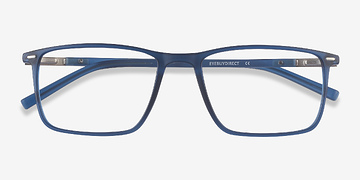 Blue Simon -  Lightweight Plastic, Metal Eyeglasses