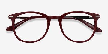 Burgundy Ninah -  Colorful Acetate, Metal Eyeglasses