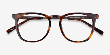 Tortoise Vibes -  Fashion Acetate, Metal Eyeglasses
