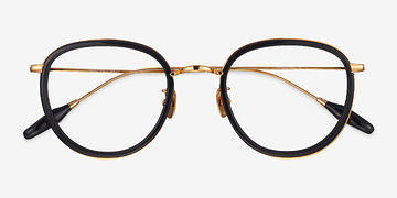 Black Thrive -  Fashion Metal Eyeglasses