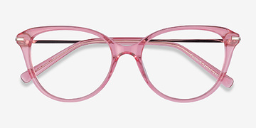 Clear Pink Turner -  Fashion Acetate, Metal Eyeglasses