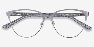 Silver & Reptile Marigold -  Fashion Acetate, Metal Eyeglasses