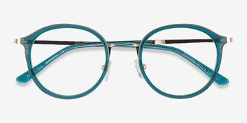 Green Colman -  Colorful Acetate, Metal Eyeglasses