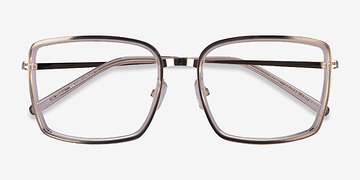 Champagne Gold Remi -  Metal Eyeglasses