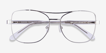 Silver Romina -  Metal Eyeglasses