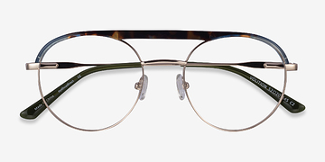Gold &Tortoise Volition -  Acetate, Metal Eyeglasses