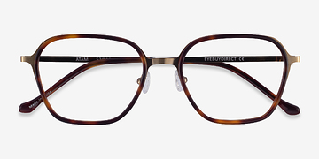 Tortoise Matte Gold Atami -  Metal Eyeglasses