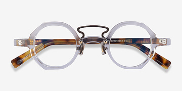 Clear Tortoise Very -  Metal Eyeglasses