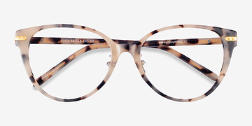 Ivory Tortoise Gold Luca -  Metal Eyeglasses