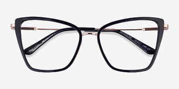 Black Gold Jacqueline -  Metal Eyeglasses