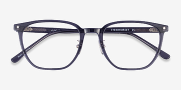 Clear Gray Hunter -  Metal Eyeglasses