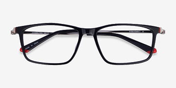 Black Red Gold Commuter -  Metal Eyeglasses