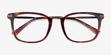 Tortoise Adzo -  Metal Eyeglasses