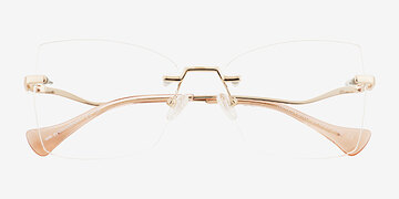 Gold Brimstone -  Metal Eyeglasses