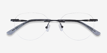 Black Feel -  Lightweight Metal Eyeglasses