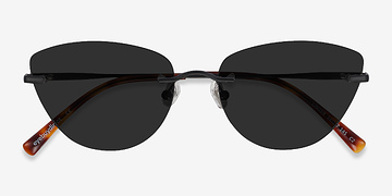 Black Linger -  Metal Sunglasses