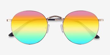 Gold Whisky -  Metal Sunglasses
