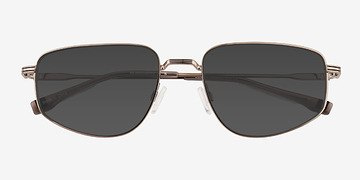 Light Brown Collin -  Metal Sunglasses