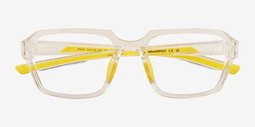 Clear Yellow Phys -  Plastic Eyeglasses