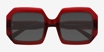 Red Cyrille -  Acetate Sunglasses
