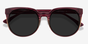 Red Clear Queen -  Acetate Sunglasses