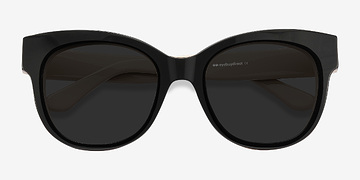 Black Tahiti -  Vintage Acetate Sunglasses