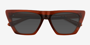 Translucent Dark Brown Ponga -  Eco Friendly Sunglasses
