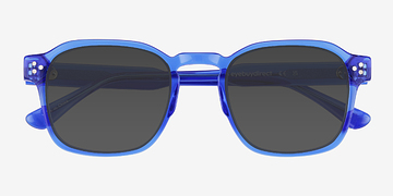 Crystal Blue Reframe -  Acetate Sunglasses
