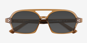 Clear Brown Ridley -  Acetate Sunglasses
