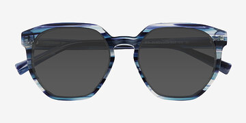 Striped Blue Pelagic -  Eco Friendly Sunglasses