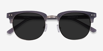 Gray Sun Borderline -  Metal Sunglasses