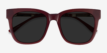 Burgundy Erica -  Acetate, Metal Sunglasses