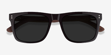 Dark Brown & Wood Grow -  Mixed Wood Sunglasses